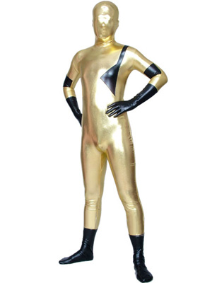 Super Hero Shiny Metallic Zentai Full Body Suit